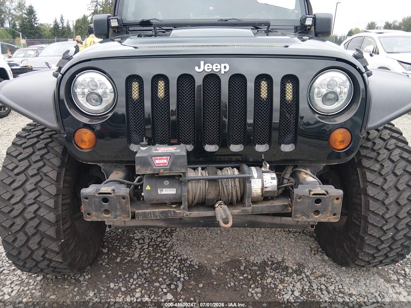 2012 Jeep Wrangler / VIN 1C4BJWFG6CL199555 IAAI salvage auction — FRONT END, Salvage Title, sold $9,200 on 2026-08-01 (photo 6)