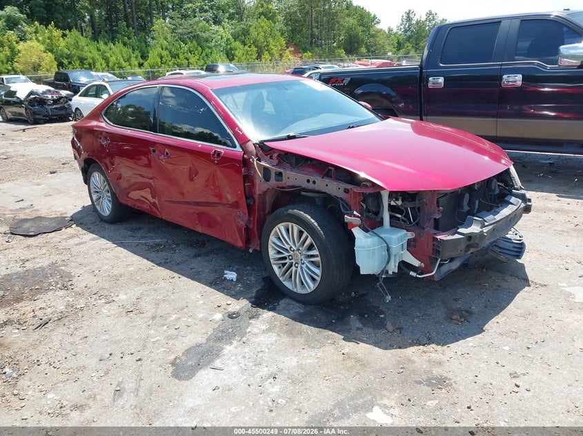 2015 Lexus ES VIN JTHBK1GG9F2166704 IAAI salvage auction — FRONT & REAR, Salvage (Mississippi), sold $2,900 on 2026-07-29 (photo 1)