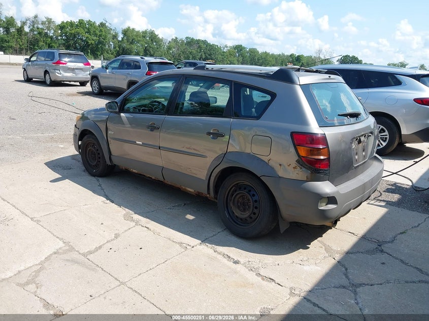 2004 Pontiac Vibe VIN 5Y2SL62854Z441954 IAAI salvage auction — SIDE, Salvage (Ohio), sold $275 on 2026-08-29 (photo 3)