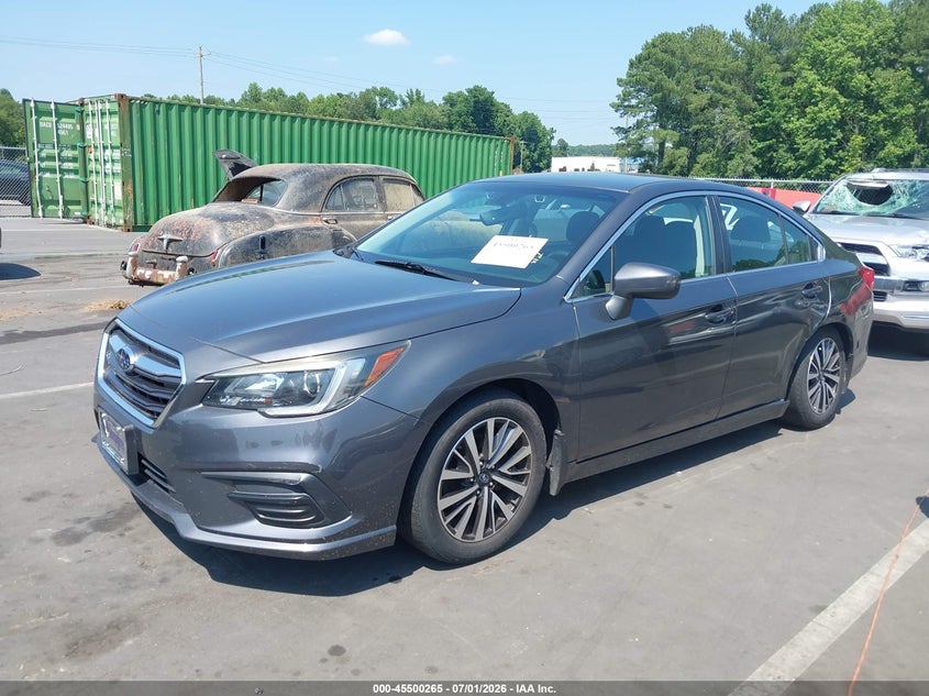 2019 Subaru LEGACY VIN 4S3BNAF67K3024342 IAAI salvage auction — REAR END, Salvage Title, sold $2,550 on 2026-07-22 (photo 2)