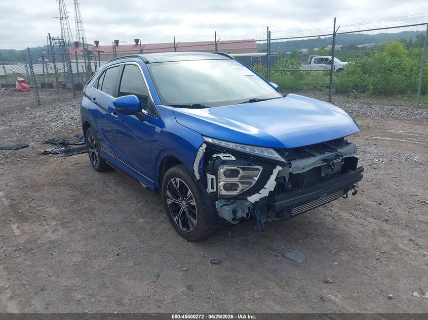 2022 Mitsubishi Eclipse cross VIN JA4ATWAA7NZ000662 IAAI salvage auction — LEFT FRONT, Salvage (Pennsylvania), sold $6,100 on 2026-07-26 (photo 1)