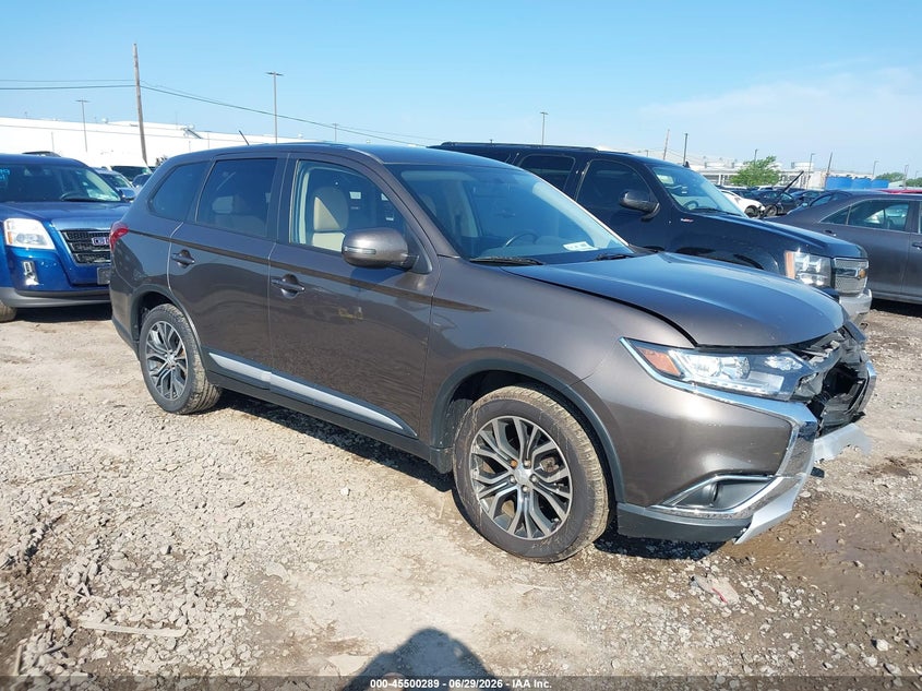 2016 Mitsubishi Outlander VIN JA4AZ3A34GZ008736 IAAI salvage auction — FRONT END, Mv-907A (New York), sold $2,350 on 2026-07-22 (photo 1)