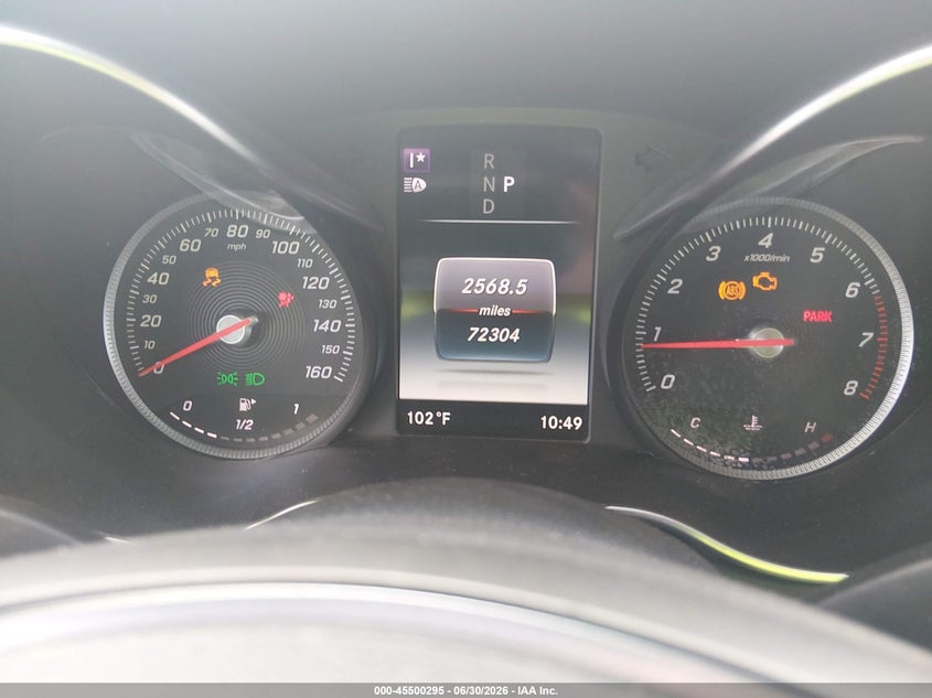 2018 Mercedes-benz C class VIN 55SWF4KBXJU274015 IAAI salvage auction — FRONT END, Clear (South Carolina), sold $7,800 on 2026-08-12 (photo 7)