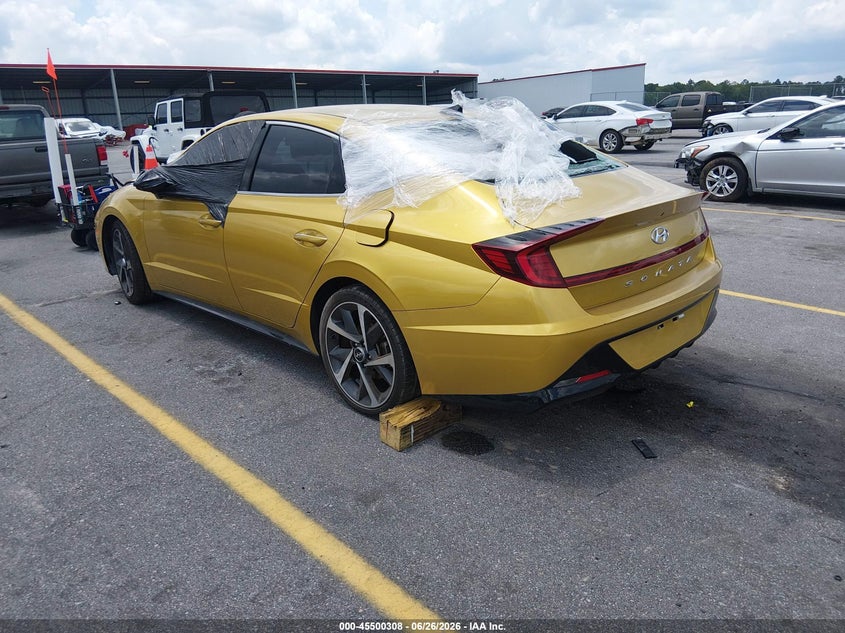 2021 Hyundai Sonata VIN 5NPEJ4J24MH098162 IAAI salvage auction — FRONT END, Clear (South Carolina), sold $2,850 on 2026-07-22 (photo 3)