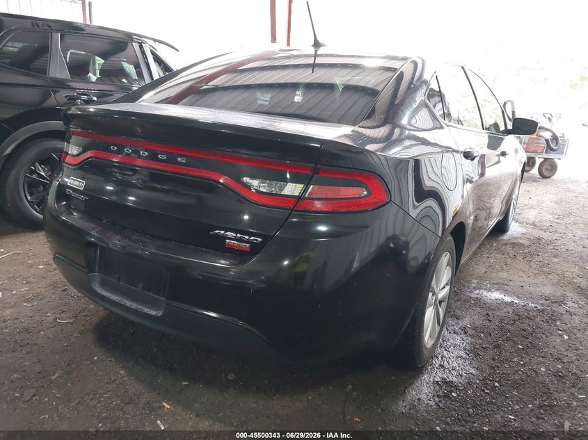 2016 Dodge Dart VIN 1C3CDFDH3GD517403 IAAI salvage auction — LEFT FRONT, Clear (Virginia), sold $1,300 on 2026-07-19 (photo 4)