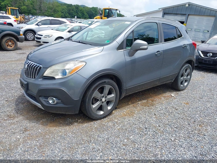 2014 Buick Encore VIN KL4CJBSB3EB545281 IAAI salvage auction — ENGINE DAMAGE, Clear (Virginia), sold $250 on 2026-07-07 (photo 2)