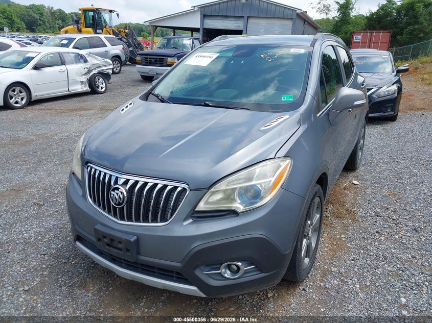 2014 Buick Encore VIN KL4CJBSB3EB545281 IAAI salvage auction — ENGINE DAMAGE, Clear (Virginia), sold $250 on 2026-07-07 (photo 6)