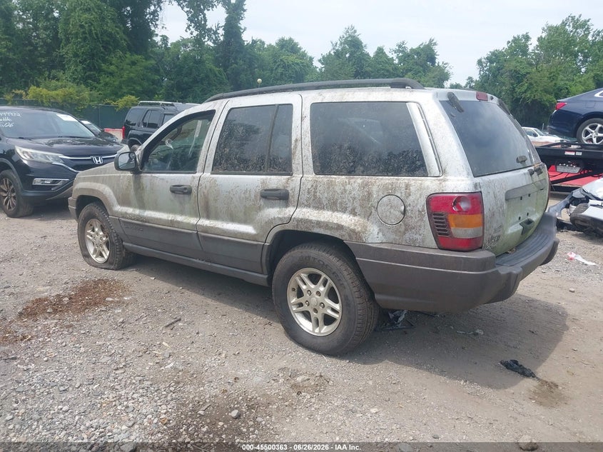 2002 Jeep Grand cherokee VIN 1J4GW48S02C251770 IAAI salvage auction — NORMAL WEAR, Clear (Maryland), sold $275 on 2026-07-09 (photo 3)
