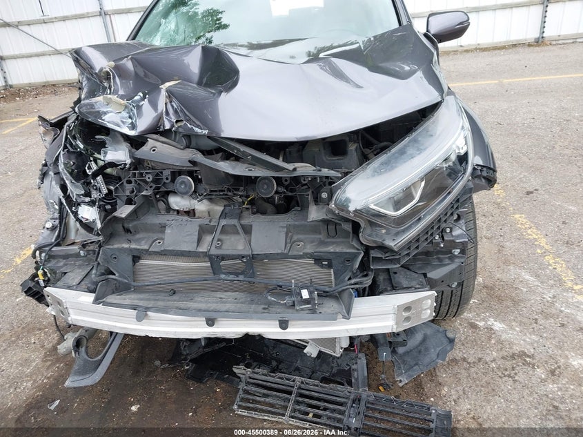 2019 Honda Cr-v VIN 2HKRW2H59KH662828 IAAI salvage auction — FRONT END, Clear (Michigan), sold $3,200 on 2026-07-27 (photo 6)