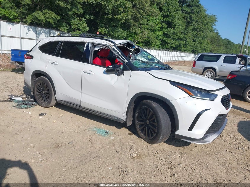 2023 Toyota Highlander VIN 5TDKDRAH5PS010536 IAAI salvage auction — ROLLOVER, Salvage (Georgia), sold $5,800 on 2026-07-29 (photo 1)
