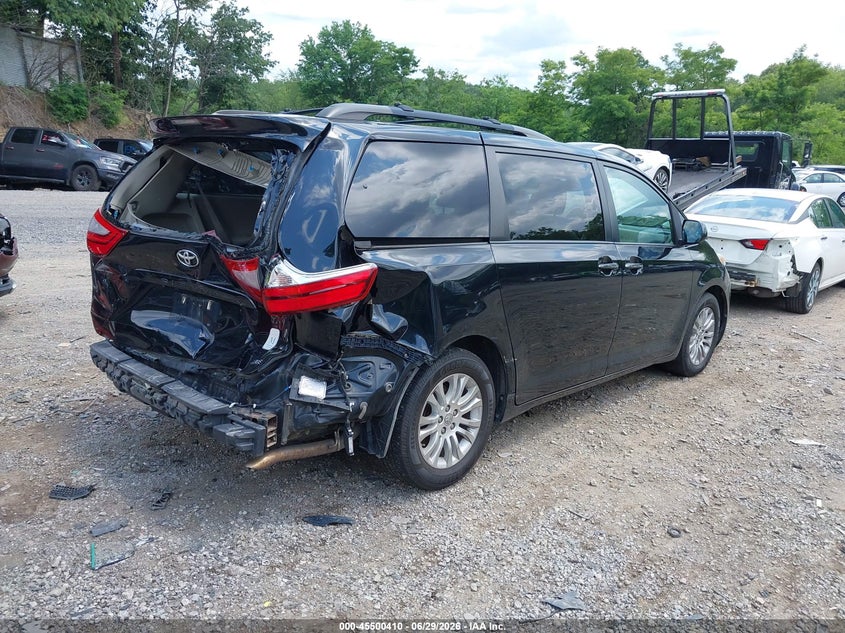 2015 Toyota Sienna VIN 5TDYK3DC8FS676494 IAAI salvage auction — REAR END, Salvage Title, sold $4,025 on 2026-08-01 (photo 4)