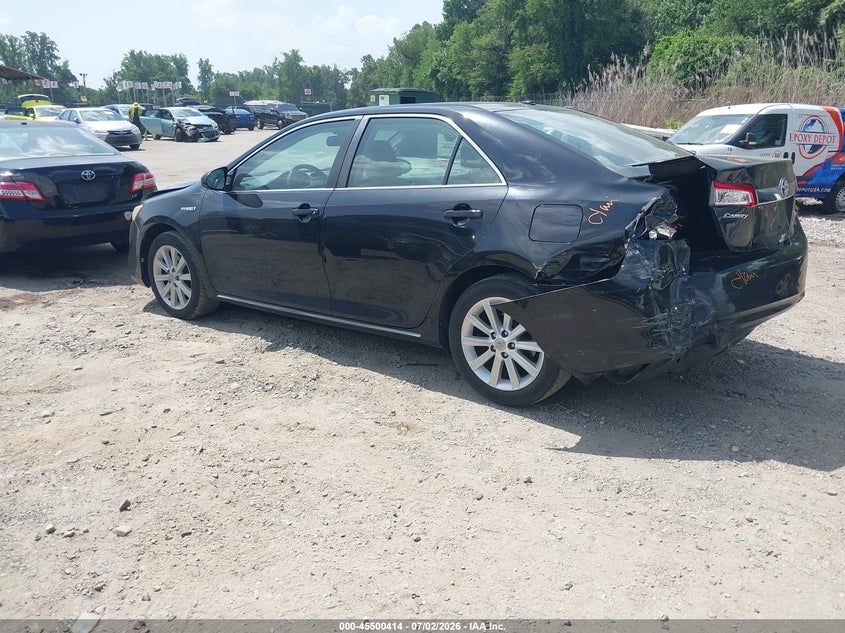 2013 Toyota Camry VIN 4T1BD1FK3DU072896 IAAI salvage auction — REAR END, Salvage - Greater Than 75% (Maryland), sold $1,350 on 2026-07-25 (photo 3)