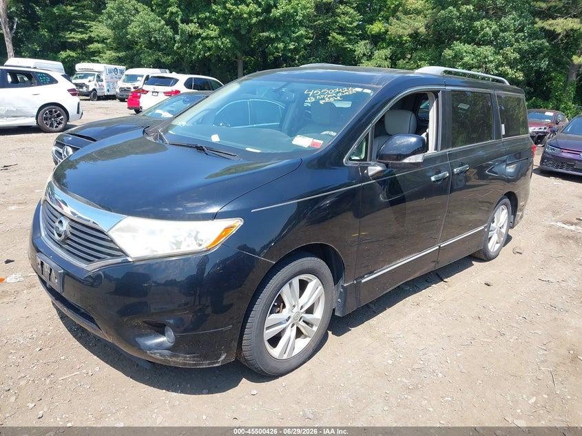 2013 Nissan Quest VIN JN8AE2KP2D9064798 IAAI salvage auction — NORMAL WEAR, Clear (New York), sold $1,225 on 2026-07-07 (photo 2)