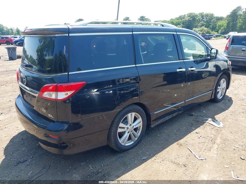2013 Nissan Quest VIN JN8AE2KP2D9064798 IAAI salvage auction — NORMAL WEAR, Clear (New York), sold $1,225 on 2026-07-07 (photo 4)