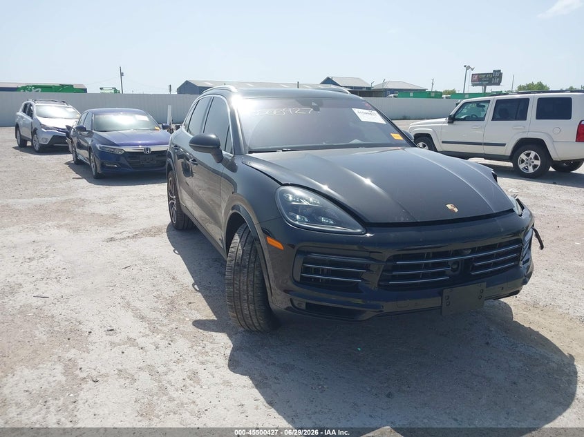 2020 Porsche Cayenne VIN WP1AB2AY6LDA28038 IAAI salvage auction — LEFT FRONT, Wait Title, sold $23,100 on 2026-08-17 (photo 1)