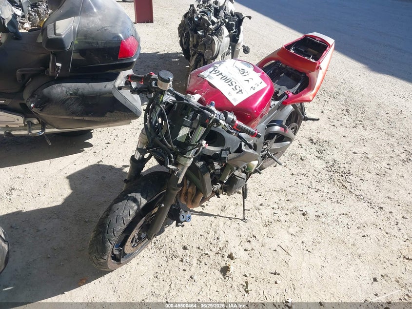 2007 Yamaha Yzfr6 VIN JYARJ06E27A035811 IAAI salvage auction — FRONT END, Salvage (California), sold $25 on 2026-07-21 (photo 2)