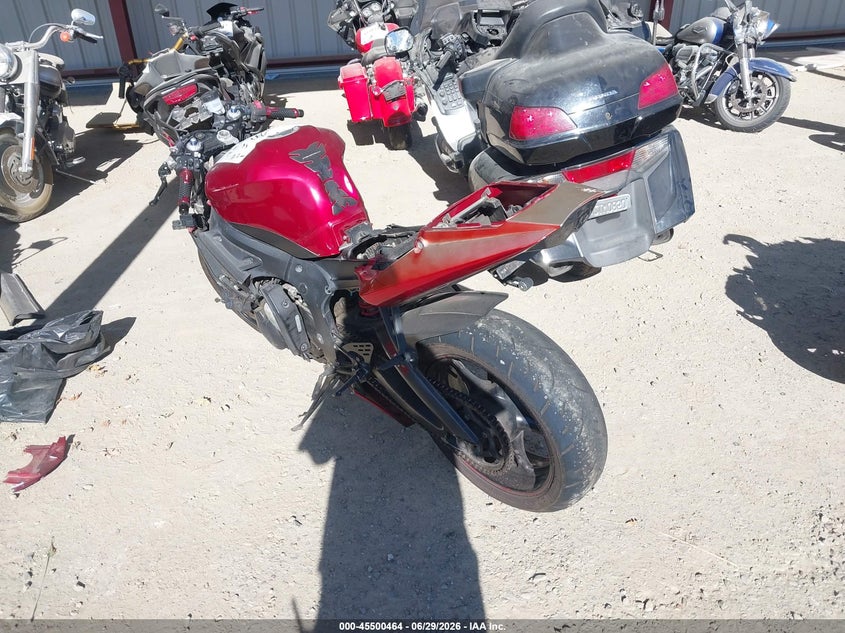 2007 Yamaha Yzfr6 VIN JYARJ06E27A035811 IAAI salvage auction — FRONT END, Salvage (California), sold $25 on 2026-07-21 (photo 3)