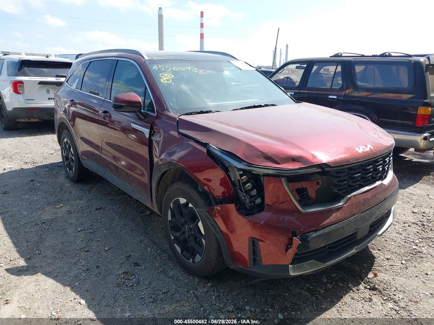 2024 Kia Sorento VIN 5XYRLDJC5RG293688 IAAI salvage auction — FRONT END, Salvage Title, sold $9,100 on 2026-07-29 (photo 6)