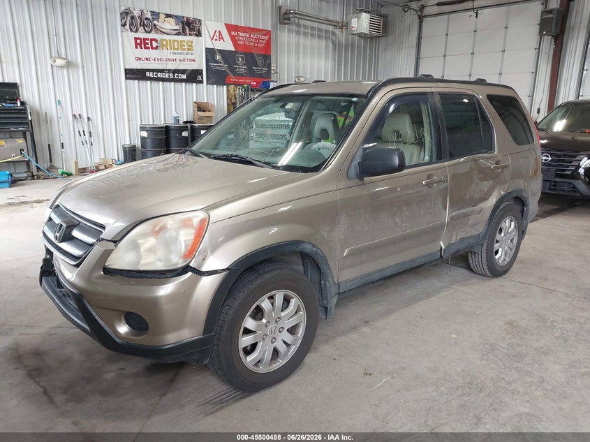 2005 Honda Cr-v VIN SHSRD78935U331681 IAAI salvage auction — FRONT END, Salvage (North Dakota), sold $1,225 on 2026-07-23 (photo 2)