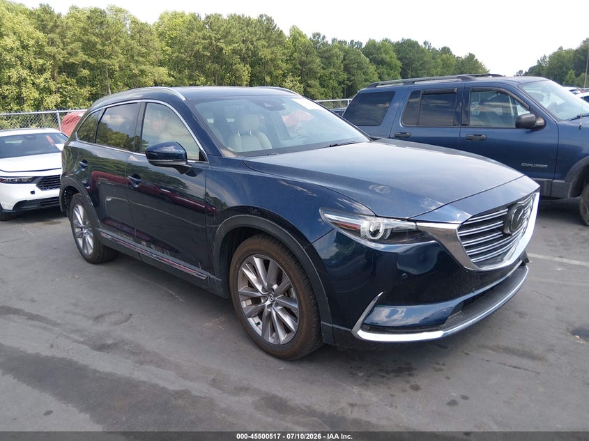 2021 Mazda Cx-9 VIN JM3TCADY2M0512592 IAAI salvage auction — REAR END, Salvage Title, sold $2,100 on 2026-07-22 (photo 1)
