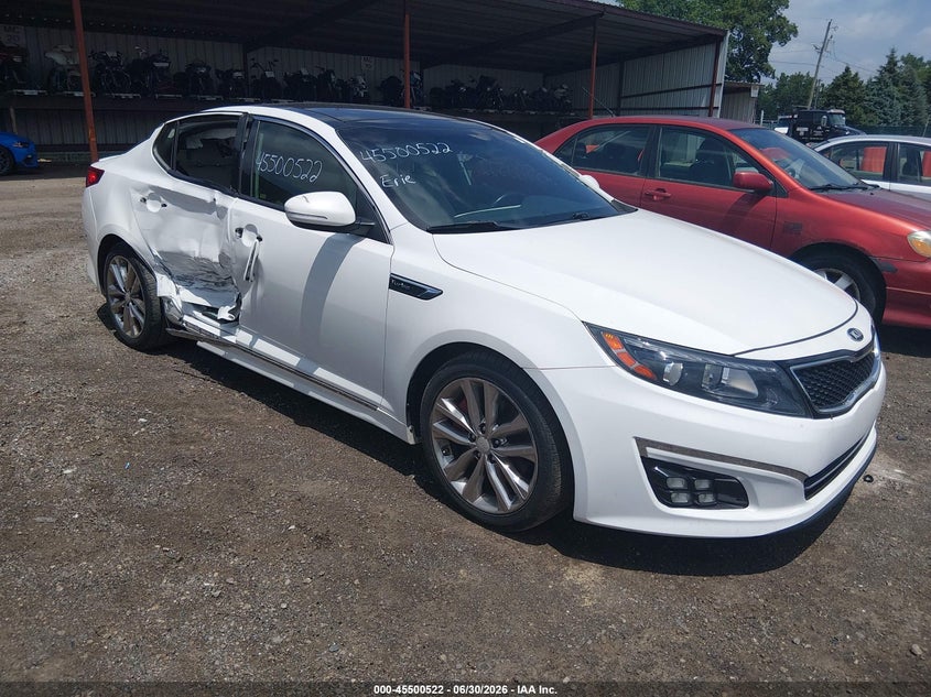 2015 Kia Optima VIN 5XXGR4A68FG393817 IAAI salvage auction — RIGHT SIDE, Salvage (Ohio), sold $1,175 on 2026-08-01 (photo 1)