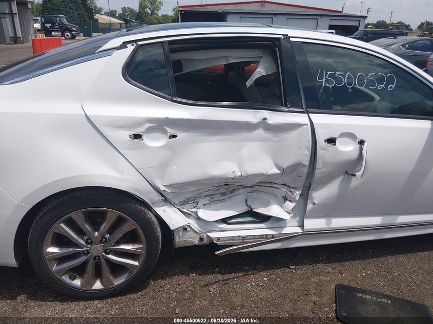 2015 Kia Optima VIN 5XXGR4A68FG393817 IAAI salvage auction — RIGHT SIDE, Salvage (Ohio), sold $1,175 on 2026-08-01 (photo 6)
