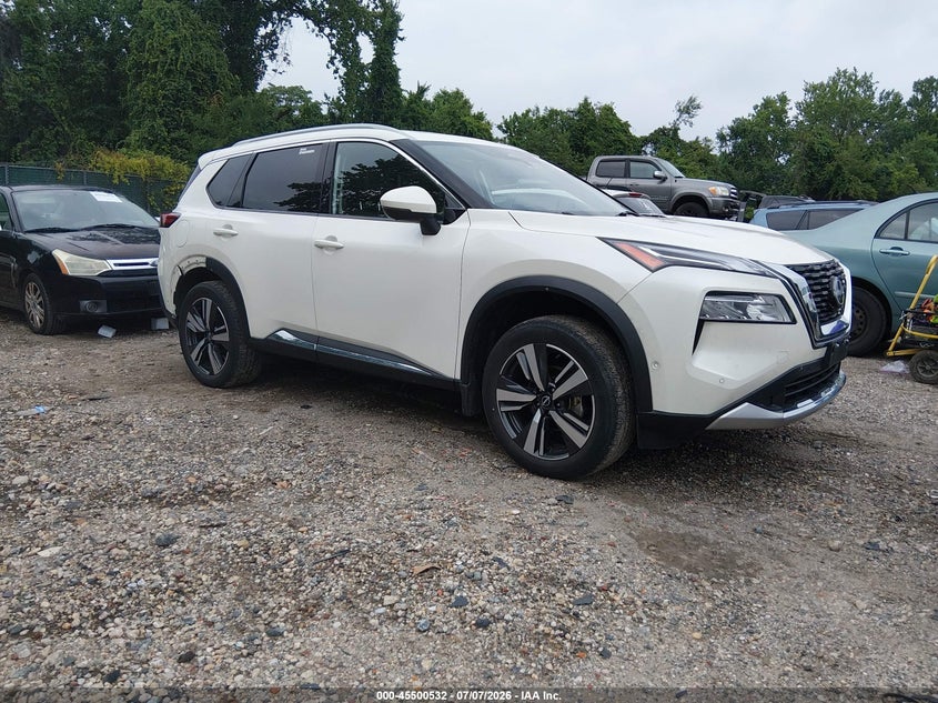 2023 Nissan Rogue VIN JN8BT3DD0PW311079 IAAI salvage auction — FRONT & REAR, Salvage - 75% Or Less (Maryland), sold $7,775 on 2026-07-30 (photo 1)