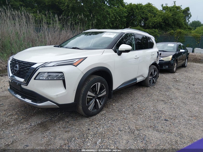 2023 Nissan Rogue VIN JN8BT3DD0PW311079 IAAI salvage auction — FRONT & REAR, Salvage - 75% Or Less (Maryland), sold $7,775 on 2026-07-30 (photo 2)