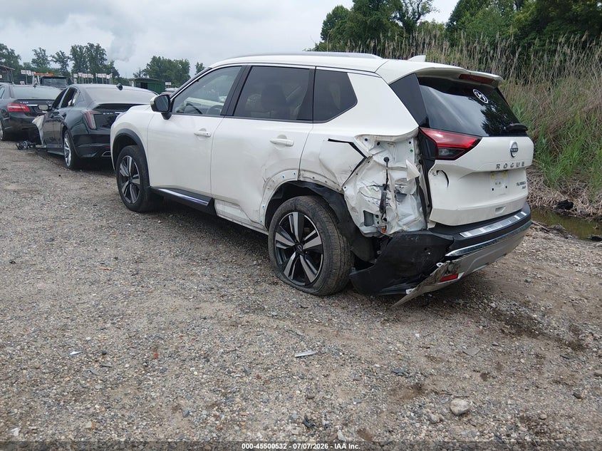 2023 Nissan Rogue VIN JN8BT3DD0PW311079 IAAI salvage auction — FRONT & REAR, Salvage - 75% Or Less (Maryland), sold $7,775 on 2026-07-30 (photo 3)