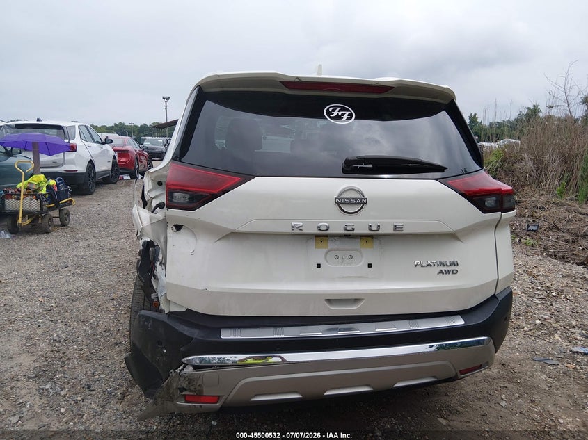 2023 Nissan Rogue VIN JN8BT3DD0PW311079 IAAI salvage auction — FRONT & REAR, Salvage - 75% Or Less (Maryland), sold $7,775 on 2026-07-30 (photo 6)
