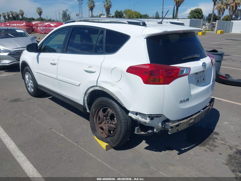 2015 Toyota Rav 4 VIN JTMBFREV6FJ033121 IAAI salvage auction — REAR END, Salvage Title, sold $4,550 on 2026-07-14 (photo 3)