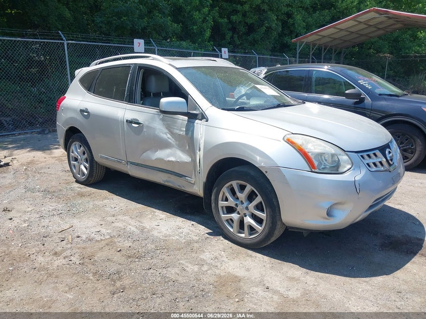 2011 Nissan Rogue VIN JN8AS5MV5BW281122 IAAI salvage auction — LEFT & RIGHT, Salvage - Greater Than 75% (Maryland), sold $125 on 2026-07-28 (photo 1)