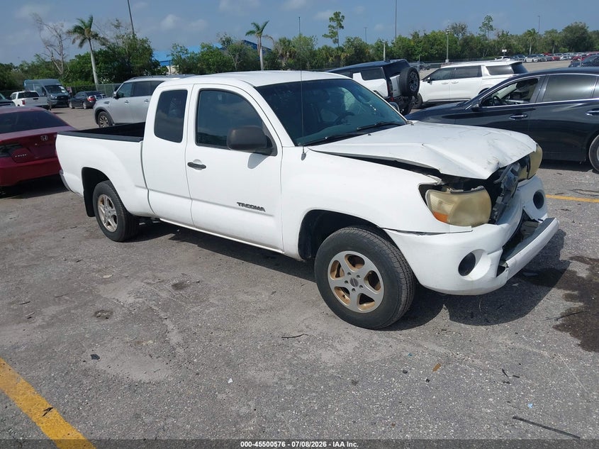 2005 Toyota Tacoma VIN 5TETX22N65Z087441 IAAI salvage auction — FRONT END, Rebuildable (Florida), sold $2,825 on 2026-07-20 (photo 1)