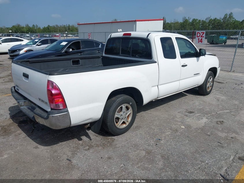 2005 Toyota Tacoma VIN 5TETX22N65Z087441 IAAI salvage auction — FRONT END, Rebuildable (Florida), sold $2,825 on 2026-07-20 (photo 4)