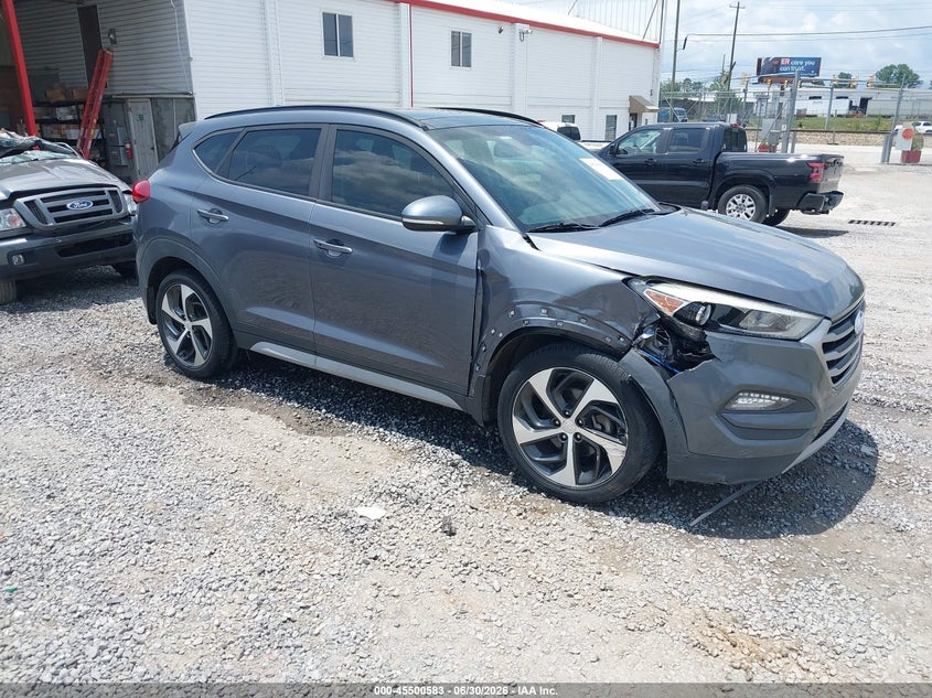 2018 Hyundai Tucson VIN KM8J33A27JU669305 IAAI salvage auction — RIGHT FRONT, Salvage (North Carolina), sold $4,350 on 2026-07-31 (photo 1)