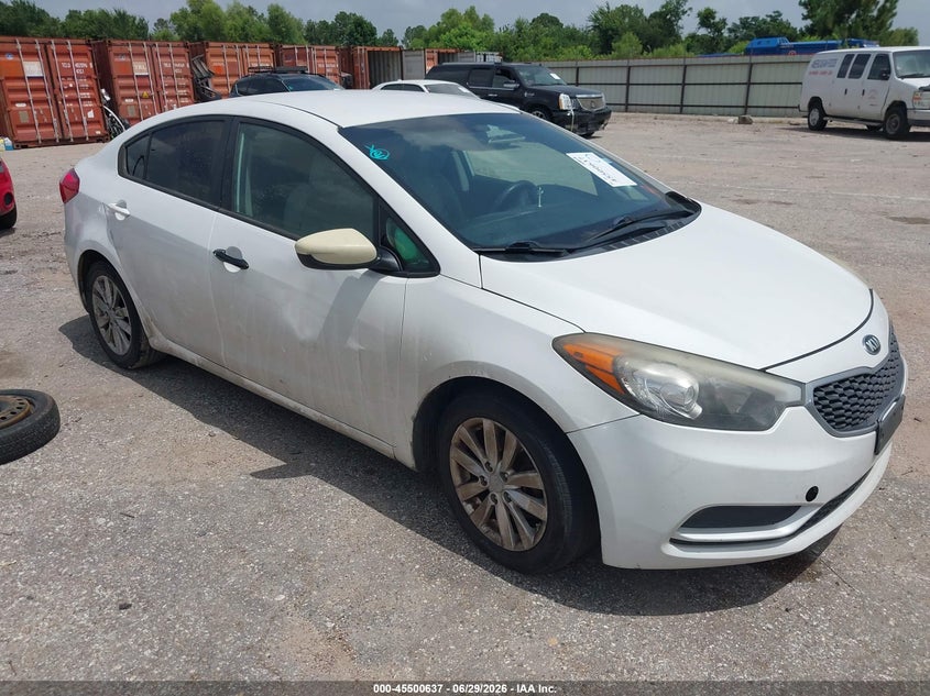 2016 Kia Forte VIN KNAFX4A69G5502094 IAAI salvage auction — NORMAL WEAR, Original (Texas), sold $800 on 2026-07-15 (photo 1)