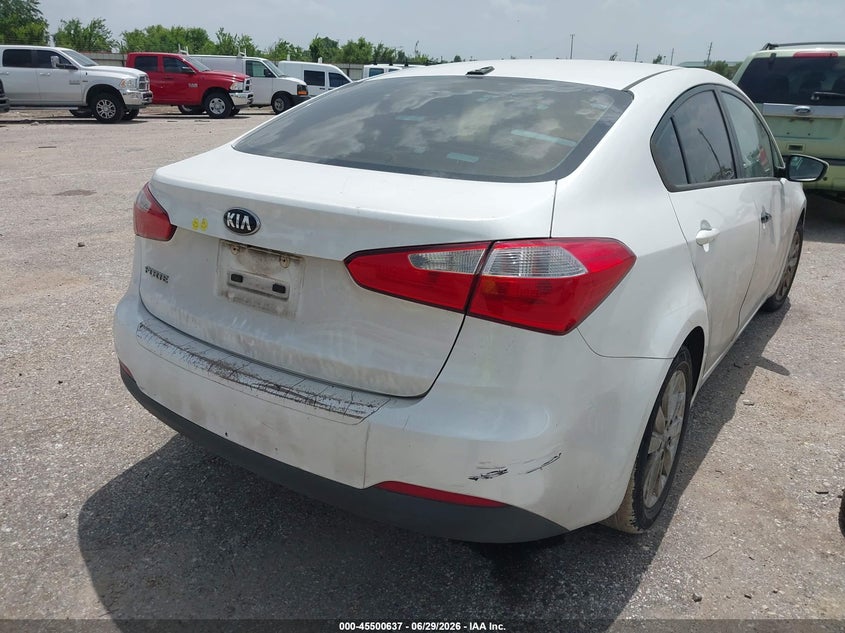 2016 Kia Forte VIN KNAFX4A69G5502094 IAAI salvage auction — NORMAL WEAR, Original (Texas), sold $800 on 2026-07-15 (photo 6)