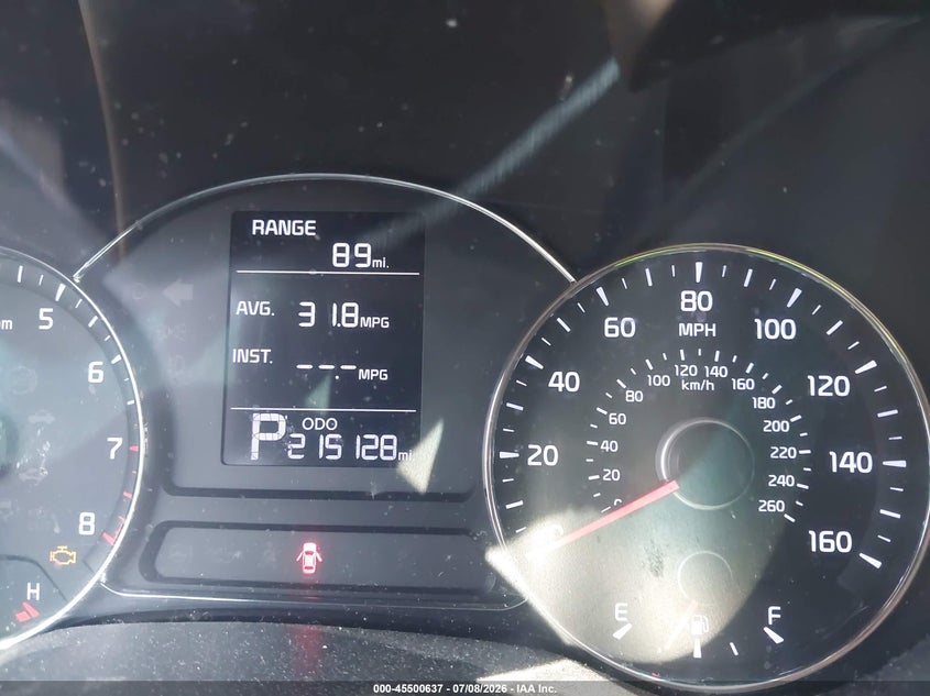 2016 Kia Forte VIN KNAFX4A69G5502094 IAAI salvage auction — NORMAL WEAR, Original (Texas), sold $800 on 2026-07-15 (photo 7)