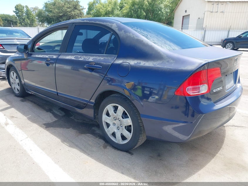 2007 Honda Civic VIN JHMFA16537S006839 IAAI salvage auction — NORMAL WEAR, Clear - Dealer Only (California), sold $1,200 on 2026-07-14 (photo 3)