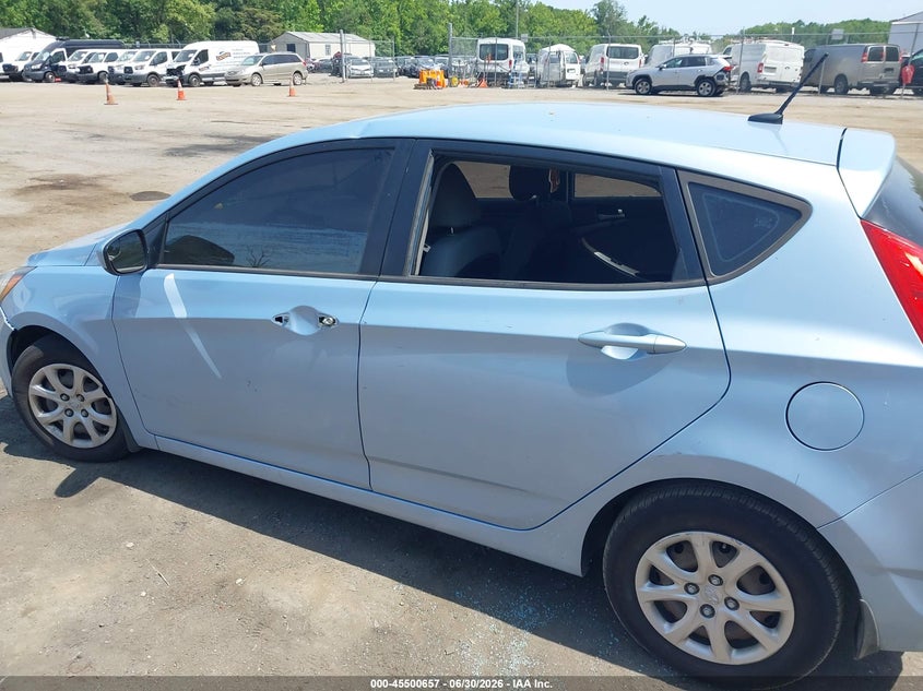 2014 Hyundai Accent VIN KMHCT5AE0EU187103 IAAI salvage auction — LEFT SIDE, Salvage - Greater Than 75% (Maryland), sold $325 on 2026-07-21 (photo 6)