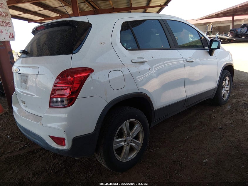 2018 Chevrolet Trax VIN KL7CJNSB5JB558953 IAAI salvage auction — NORMAL WEAR, Clear-Dealer Only (Arizona), sold $3,375 on 2026-07-07 (photo 4)