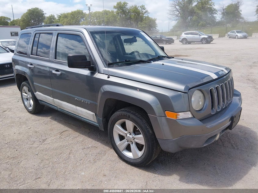 2011 Jeep Patriot VIN 1J4NF1GB2BD278843 IAAI salvage auction — NORMAL WEAR, Certificate Of Title (Nebraska), sold $800 on 2026-07-22 (photo 1)