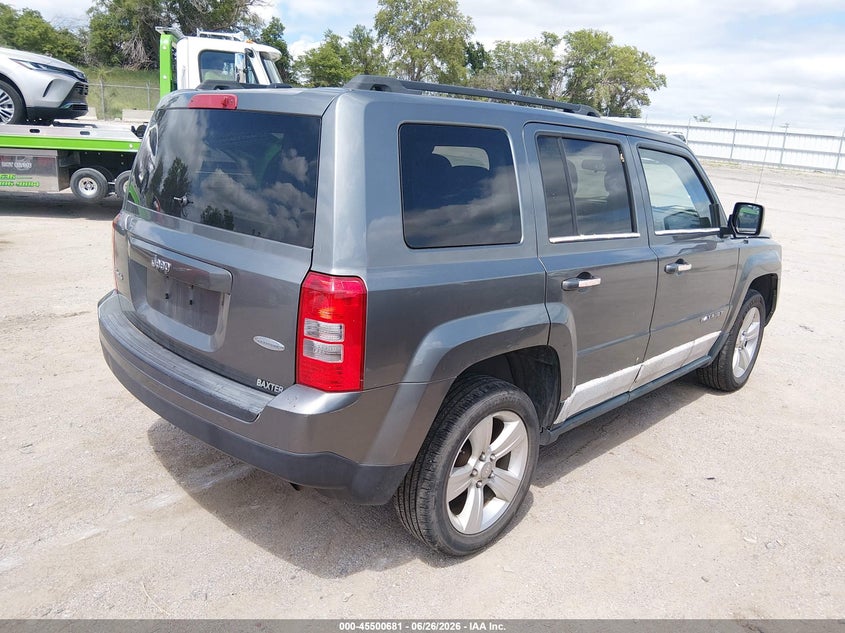 2011 Jeep Patriot VIN 1J4NF1GB2BD278843 IAAI salvage auction — NORMAL WEAR, Certificate Of Title (Nebraska), sold $800 on 2026-07-22 (photo 4)
