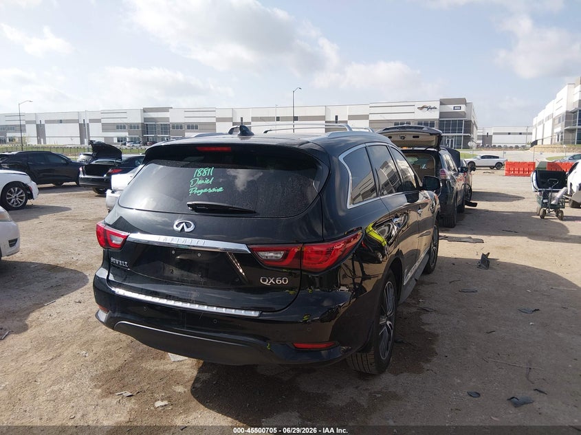 2020 Infiniti Qx60 VIN 5N1DL0MN2LC523873 IAAI salvage auction — FRONT END, Original (Texas), sold $11,100 on 2026-09-01 (photo 4)