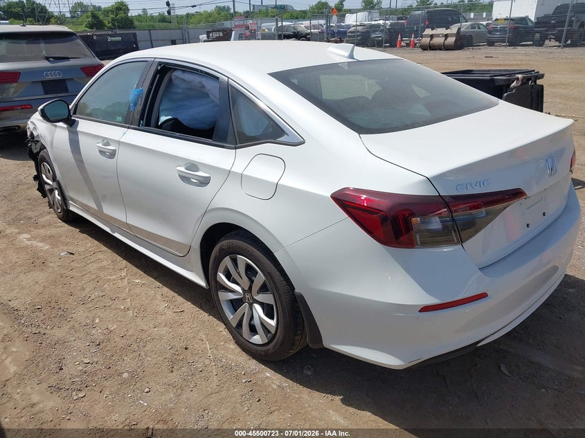 2026 Honda Civic VIN 2HGFE2F22TH558689 IAAI salvage auction — LEFT FRONT, Salvage (Arizona), sold $7,200 on 2026-07-30 (photo 3)