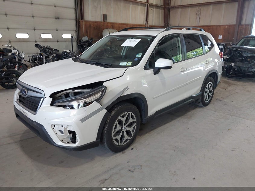 2020 Subaru Forester VIN JF2SKAGC4LH591482 IAAI salvage auction — FRONT END, Mv-907A (New York), sold $2,600 on 2026-07-15 (photo 2)