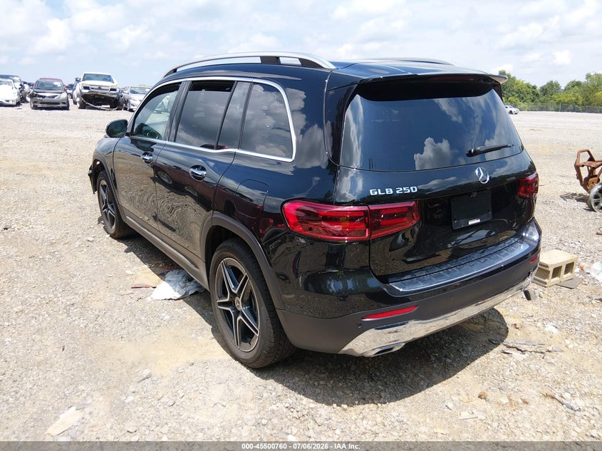 2026 Mercedes-benz Glb VIN W1N4M4GBXTW448082 IAAI salvage auction — RIGHT FRONT, Salvage Title, sold $8,050 on 2026-08-27 (photo 3)