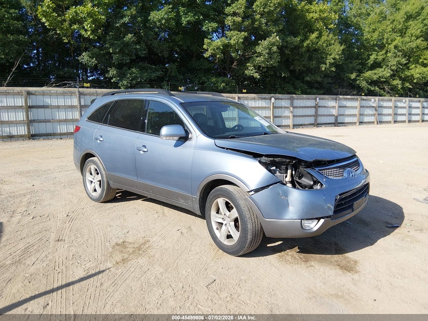 2007 Hyundai Veracruz VIN KM8NU13C67U023982 IAAI salvage auction — RIGHT FRONT, Salvage (Tennessee), sold $1,100 on 2026-07-22 (photo 1)