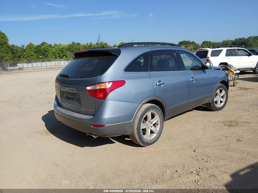 2007 Hyundai Veracruz VIN KM8NU13C67U023982 IAAI salvage auction — RIGHT FRONT, Salvage (Tennessee), sold $1,100 on 2026-07-22 (photo 4)