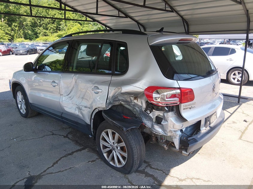 2017 Volkswagen Tiguan VIN WVGBV7AX3HK046562 IAAI salvage auction — REAR END, Salvage (Connecticut), sold $875 on 2026-07-30 (photo 3)